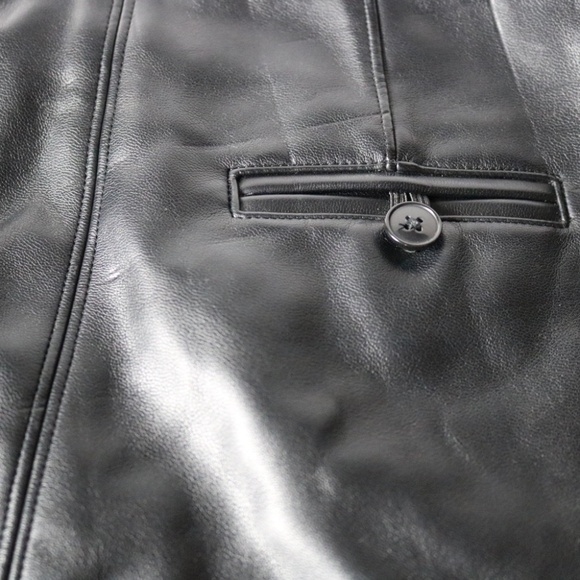 TALULA Faux Leather Mini Skirt Black Full Zip Size XXS - Picture 3 of 7